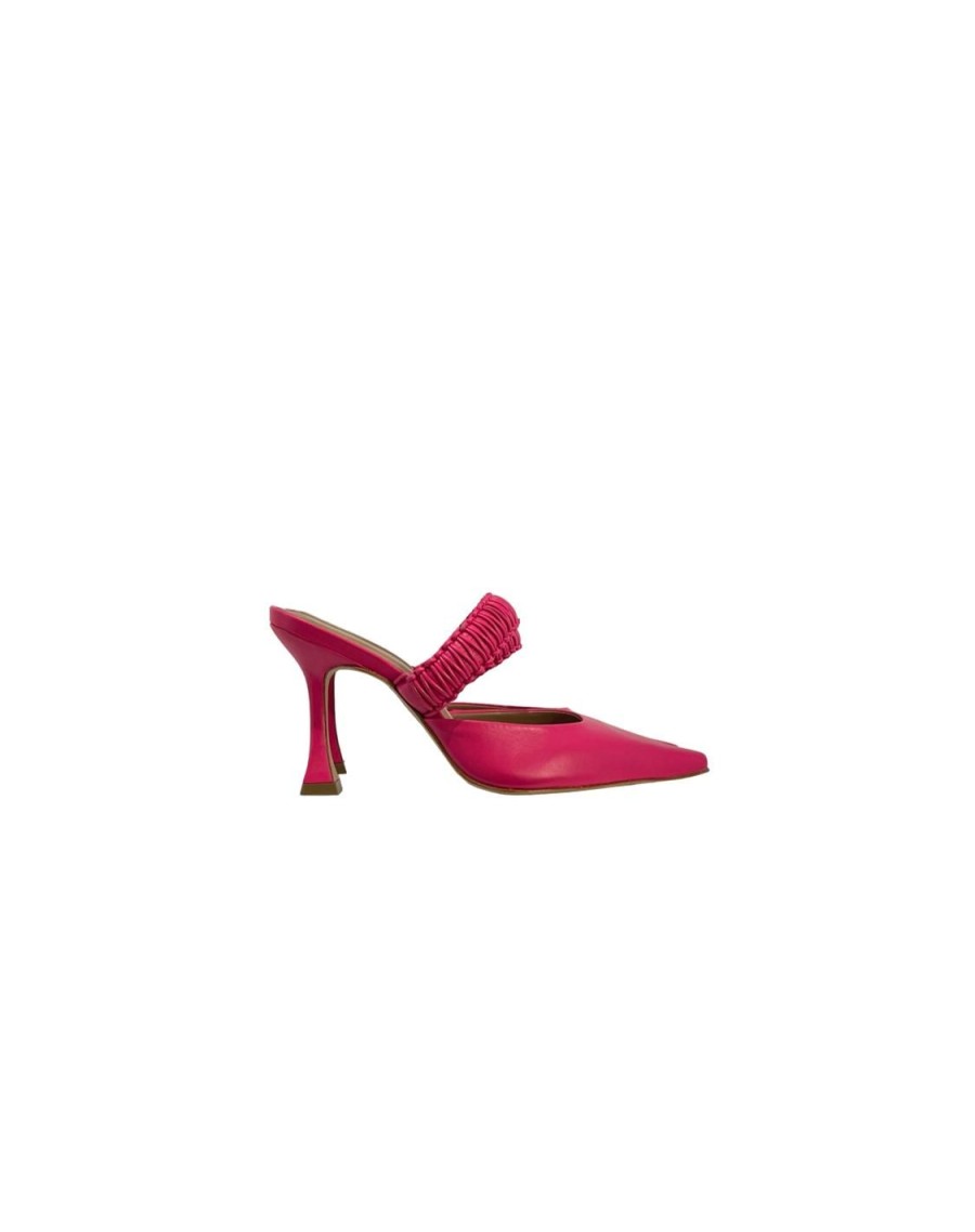 Scarpe Tacco 12 | Alba Decollete In Pelle Fucsia