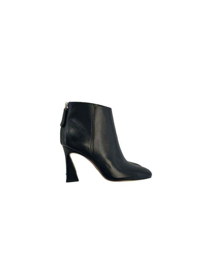 Scarpe Tacco 12 | Juliette Tronchetto In Pelle Nero