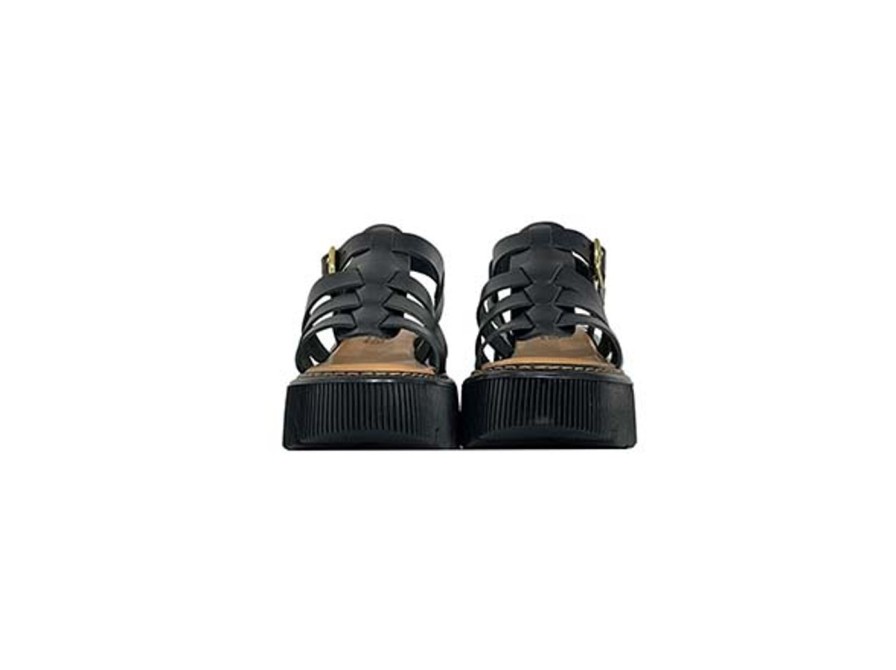 Scarpe Tacco 12 | Blair Sandalo Platform In Pelle Nero