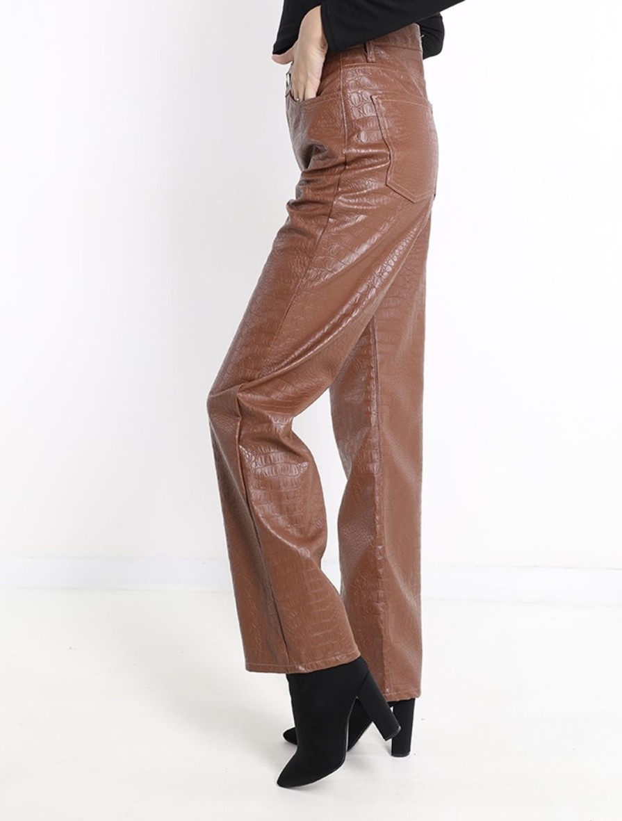 Abbigliament Tacco 12 | Pantalone In Ecopelle