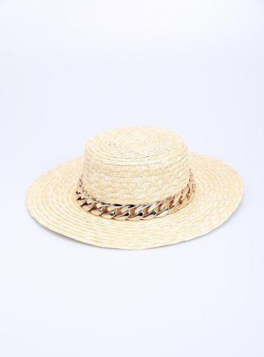 Accessori Tacco 12 | Cappello Catena Beige