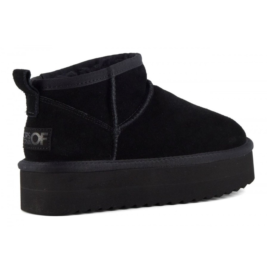 Scarpe Tacco 12 | Winter High Stivaletto Imbottito In Camoscio Nero