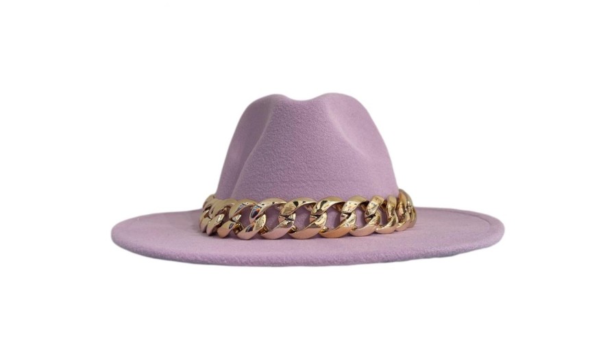 Accessori Tacco 12 | Cappello Con Catena Oro