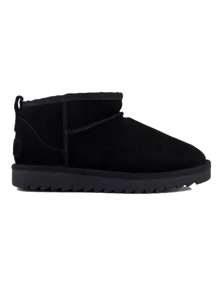 Scarpe Tacco 12 | Winter Stivaletto In Camoscio Nero