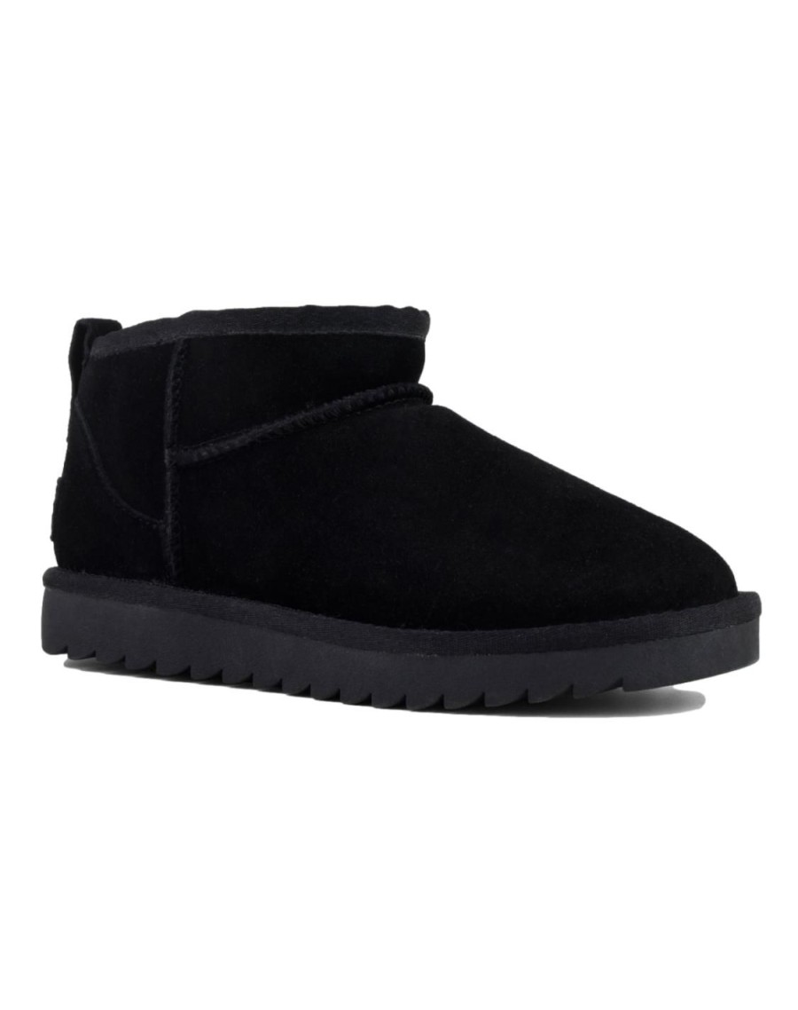 Scarpe Tacco 12 | Winter Stivaletto In Camoscio Nero