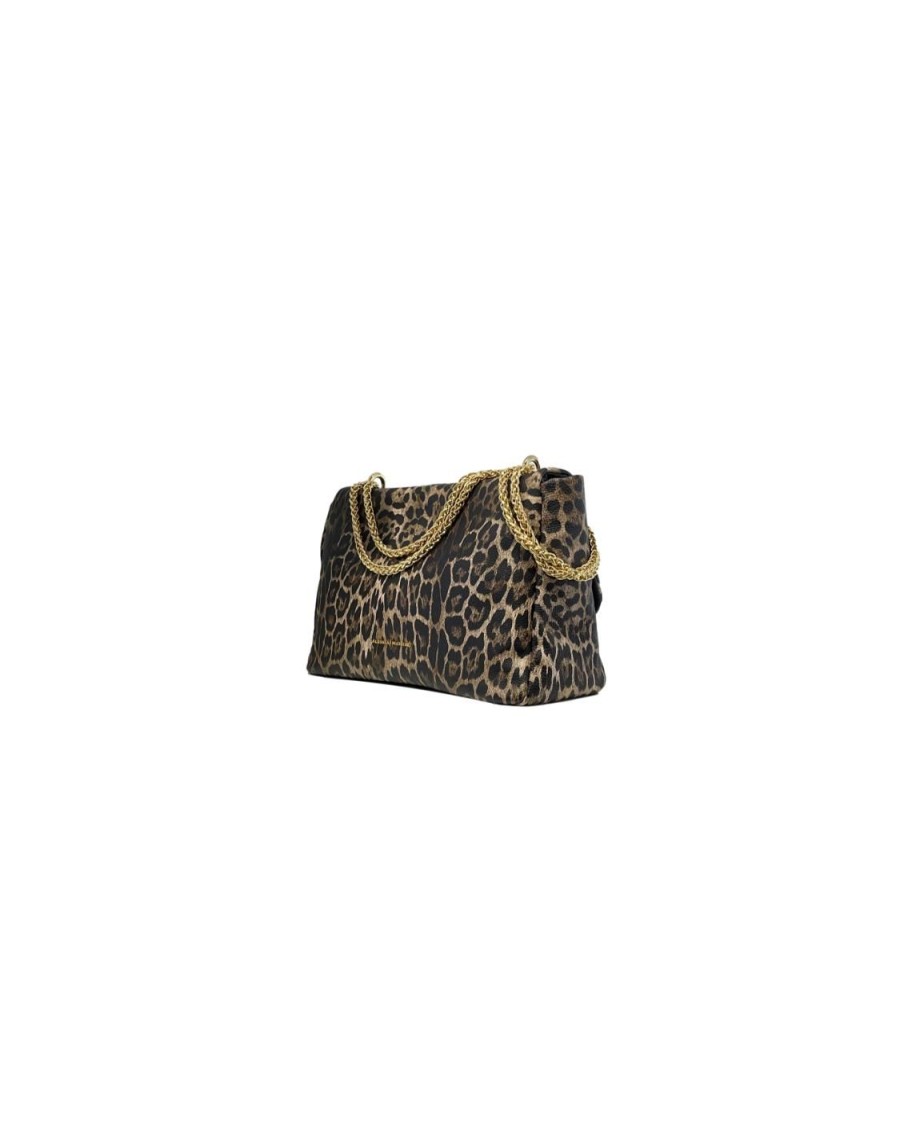 Accessori Tacco 12 | Dakota Big Borsa In Ecopelle Animalier Dark