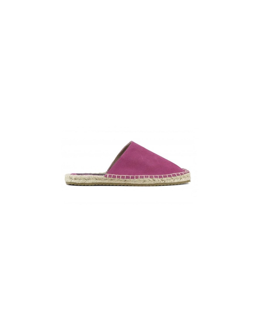 Scarpe Tacco 12 | Pinkie Espadrillas In Camoscio Fucsia