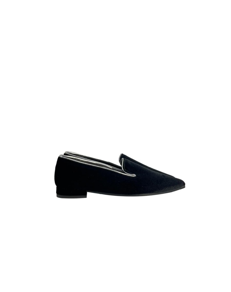 Scarpe Tacco 12 | Bonnie Slipper In Velluto Nero