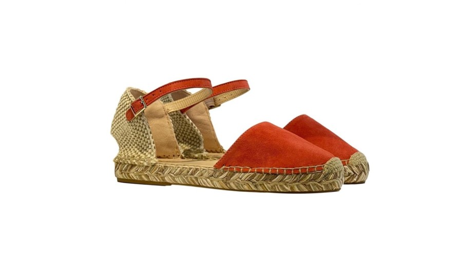 Scarpe Tacco 12 | Espadrillas Aperta In Camoscio