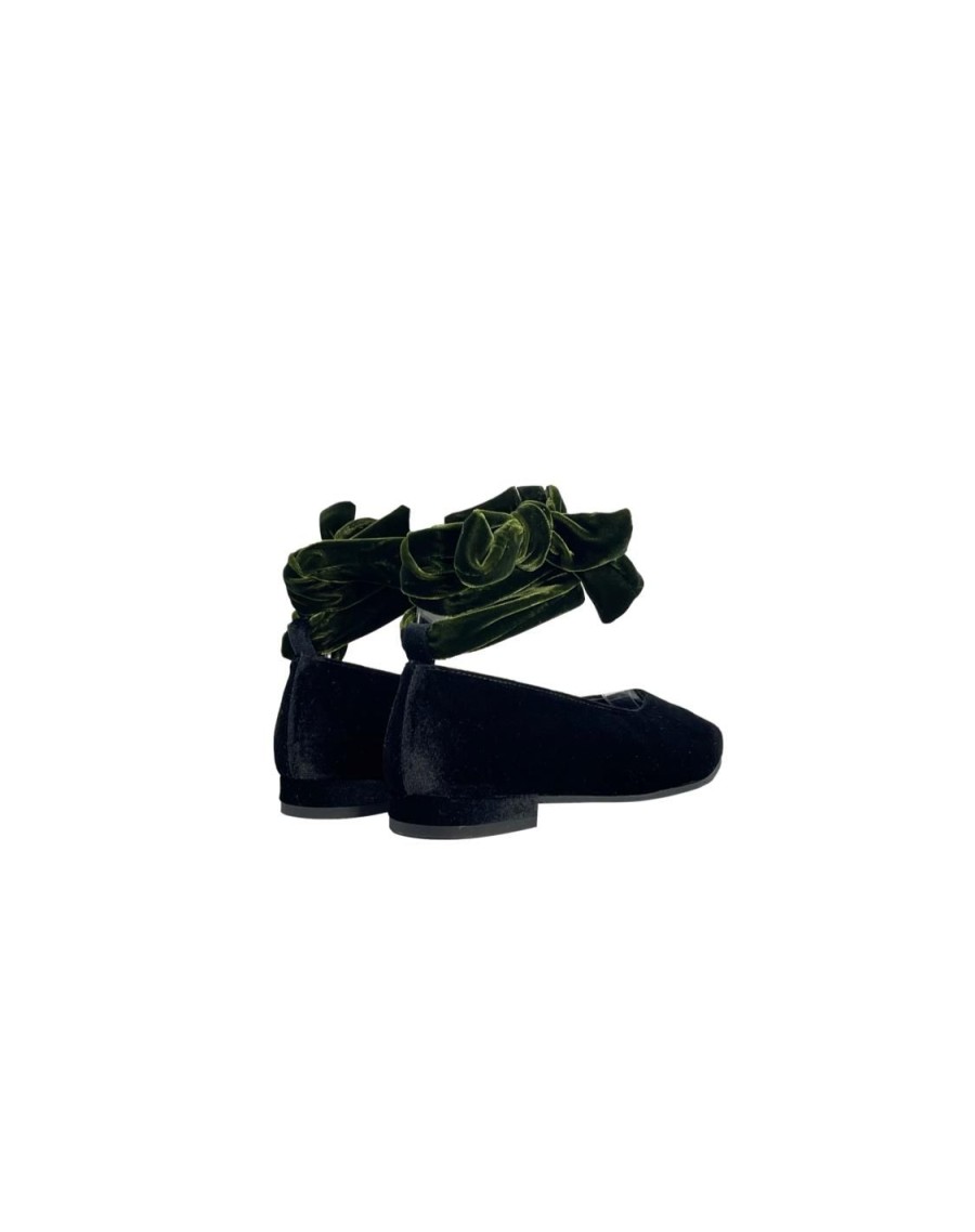 Scarpe Tacco 12 | Dorothy Ballerina In Velluto Nero