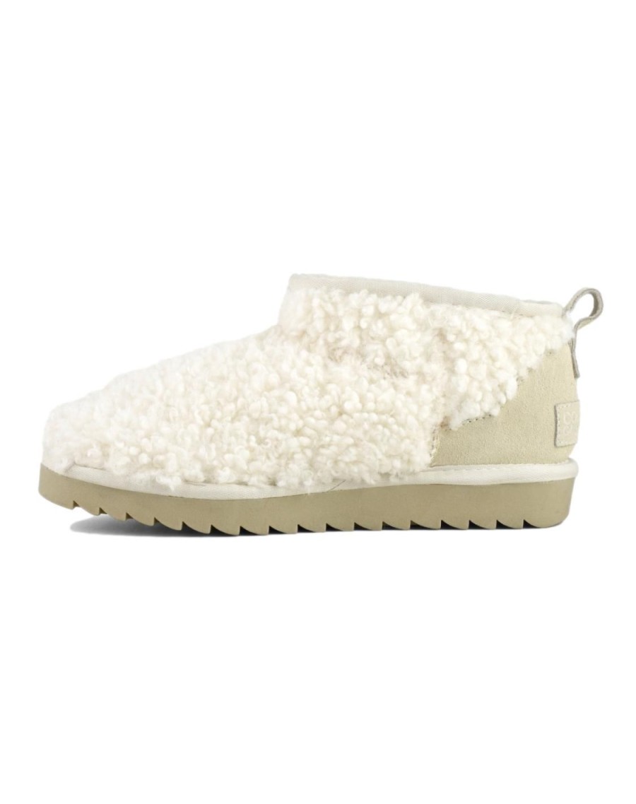 Scarpe Tacco 12 | Flake Stivaletto In Ecofur Bianco