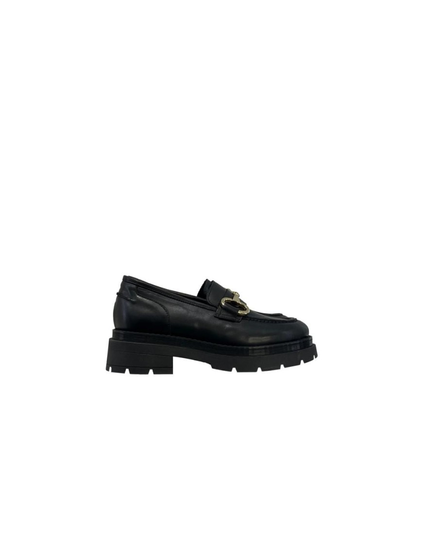 Scarpe Tacco 12 | Joe Mocassino In Pelle Nero