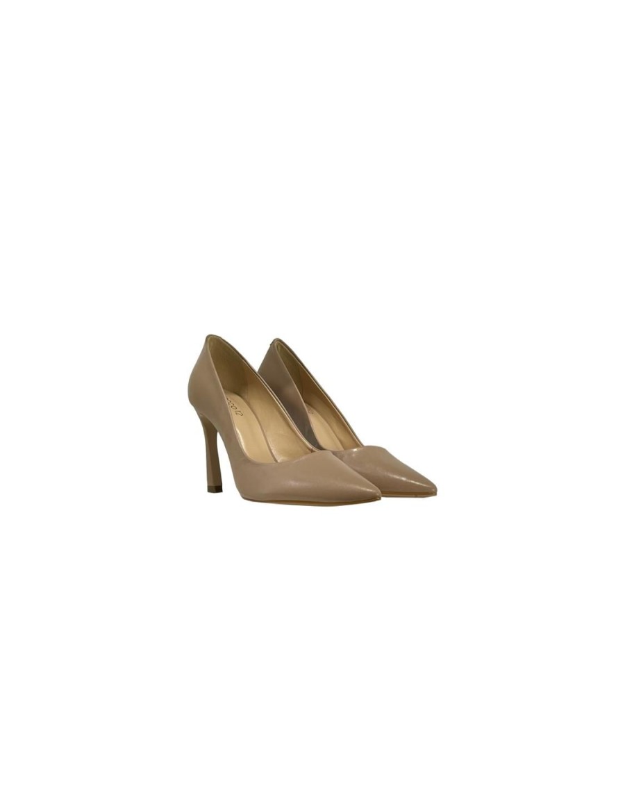 Scarpe Tacco 12 | Lady Decollete In Pelle Nude