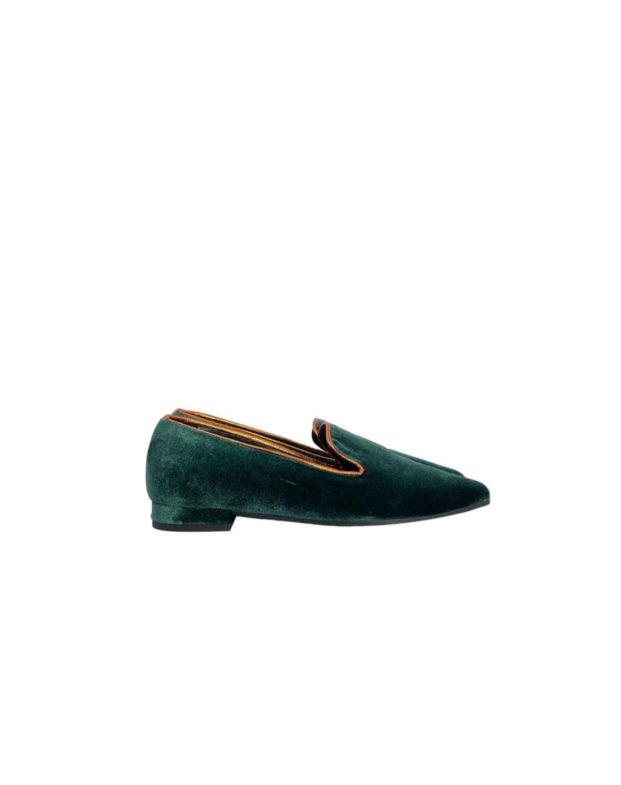 Scarpe Tacco 12 | Bonnie Slipper In Velluto Verde