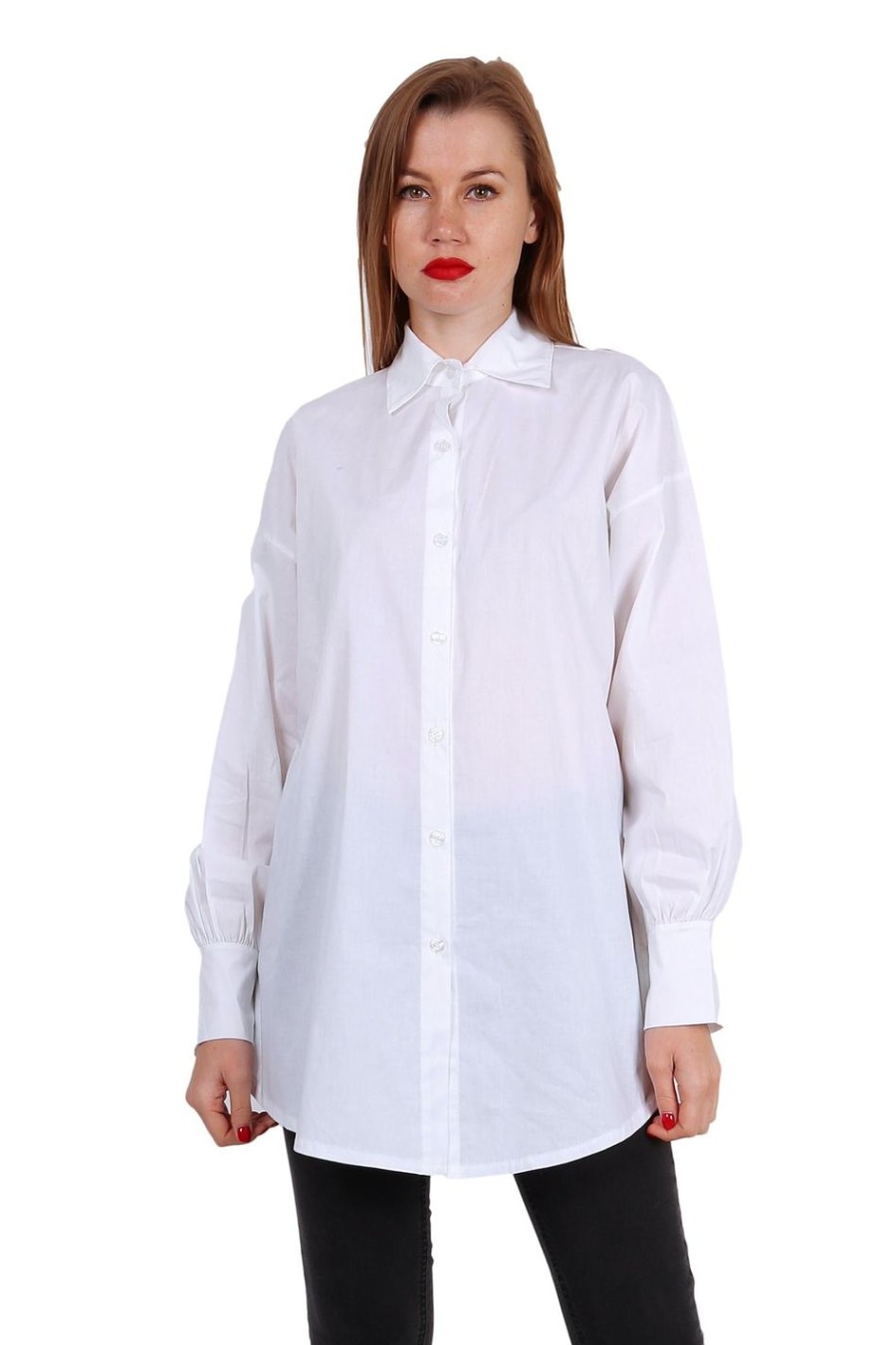 Abbigliament Tacco 12 | Camicia Bianca Lunga Bianco